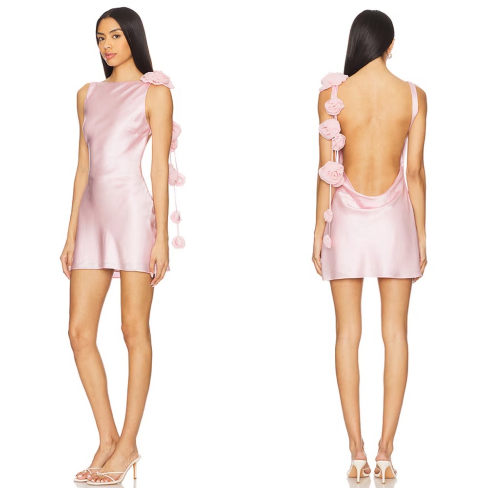 Lovers and Friends Mariam Mini Dress in Light Pink size Small NEW! New with tags - Picture 10 of 10